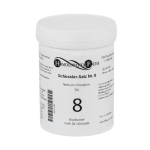 HOMOEOPATHIEFUCHS Schüssler-Salz Nummer 8 Natrium chloratum D6 Biochemie