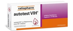 autotest VIH HIV-Selbsttest ratiopharm