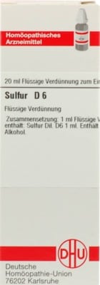 SULFUR D 6 Dilution