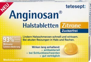 TTETESEPT Anginosan zuckerfrei Zitrone