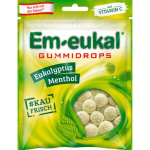 Em-eukal Gummidrops EUKALYPTUS-MENTHOL zuckerhaltig