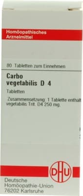 CARBO VEGETABILIS D 4 Tabletten