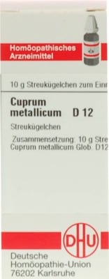 CUPRUM METALLICUM D 12 Globuli