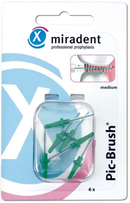 MIRADENT Interdentalbürste PIC-Brush medium grün