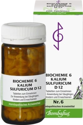 BIOCHEMIE 6 Kalium sulfuricum D 12 Tabletten