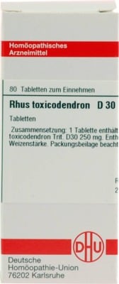 RHUS TOXICODENDRON D 30 Tabletten