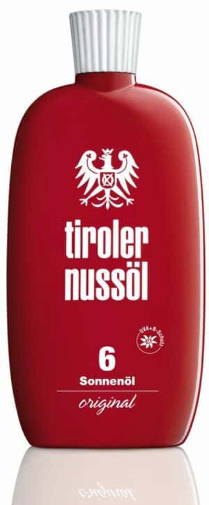 tiroler nussöl original Sonnenöl wasserfest LSF 6