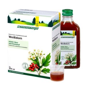 Schoenenberger Weißdorn Naturreiner Heilpflanzensaft