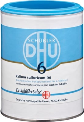 DHU Schüssler-Salz Nr. 6 Kalium sulfuricum D 6