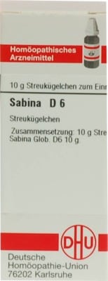 SABINA D 6 Globuli
