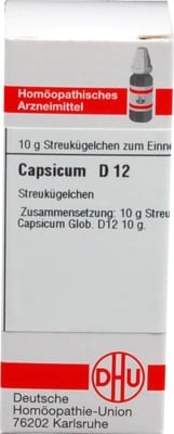 CAPSICUM D 12 Globuli
