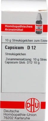 CAPSICUM D 12 Globuli