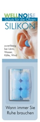 WELLNOISE Ohrenstopfen blau Blister