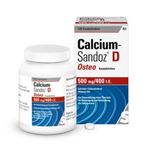Calcium-Sandoz D Osteo 500mg/400 I.E.