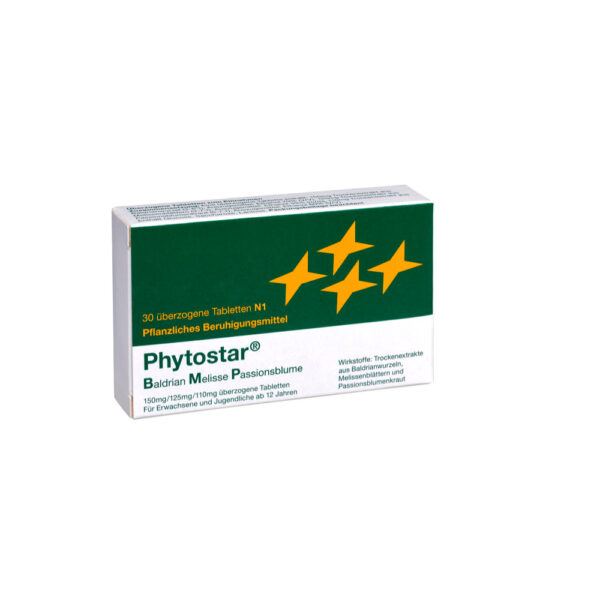 Phytostar Baldrian Melisse Passionsblume 150/125/110mg