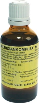 MERIDIANKOMPLEX 14 Tropfen zum Einnehmen