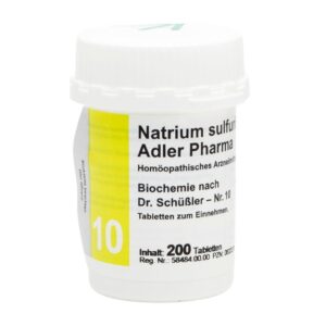 Natrium sulfuricum D6 Adler Pharma Biochemie nach Dr. Schüßler Nr.10