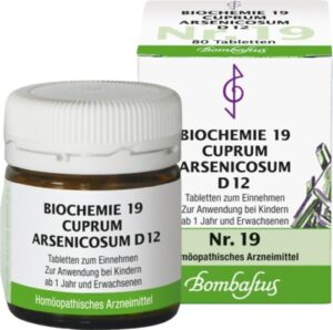 BIOCHEMIE 19 Cuprum arsenicosum D 12 Tabletten