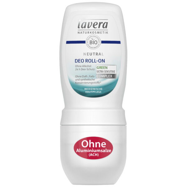 lavera NEUTRAL DEO ROLL-ON Ohne Alkohol und Aluminiumsalze