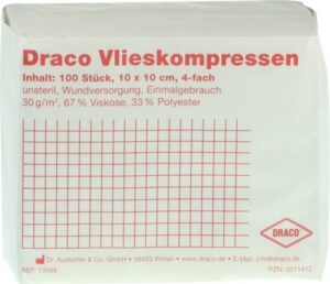 VLIESSTOFF-KOMPRESSEN 10x10 cm unsteril 4fach