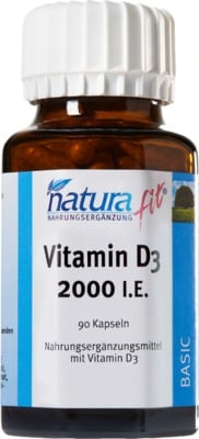 NATURAFIT Vitamin D3 2.000 I.E. Kapseln