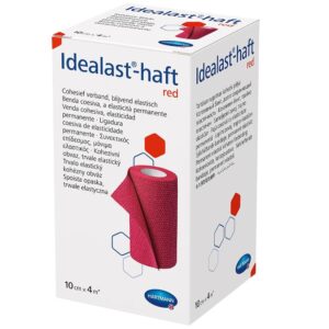 IDEALAST-haft color Binde 10 cmx4 m rot