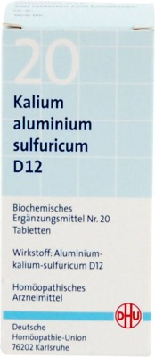 DHU Schüssler-Salz Nr. 20 Kalium alum.sulfur.D12 Tabletten
