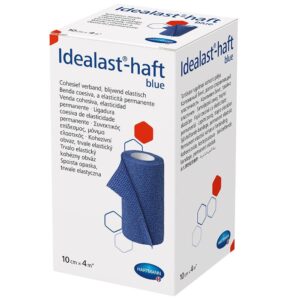 IDEALAST-haft color Binde 10 cmx4 m blau