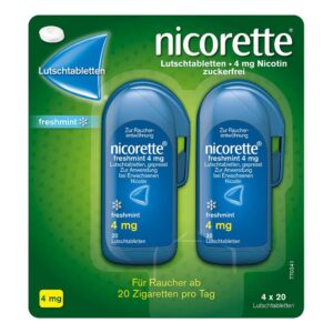 nicorette® 4 mg Nikotinlutschtabletten freshmint