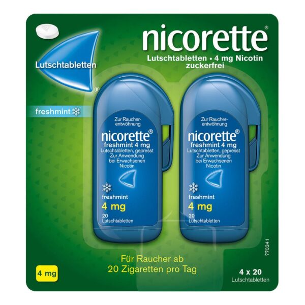 nicorette® 4 mg Nikotinlutschtabletten freshmint