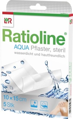 RATIOLINE aqua Duschpflaster Plus 10x15 cm steril