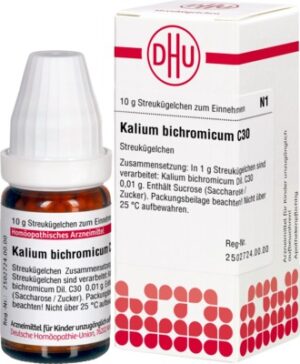 KALIUM BICHROMICUM C 30 Globuli