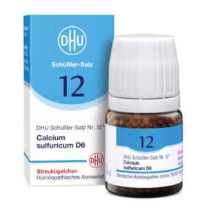 DHU Schüssler-Salz Nr. 12 Calcium sulfuricum D 6 Globuli