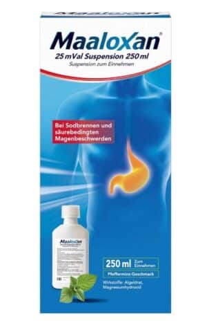 MAALOXAN® Suspension bei Sodbrennen & Magenschmerzen