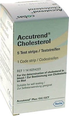 ACCUTREND Cholesterol Teststreifen