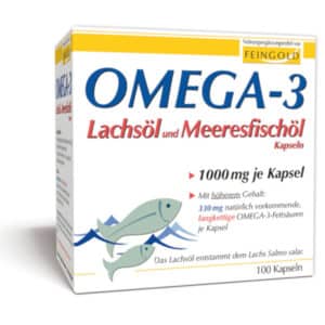 OMEGA 3 Lachsöl und Meeresfischöl Kapseln