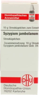 SYZYGIUM JAMBOLANUM D 6 Globuli