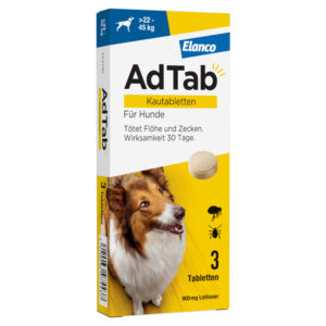 AdTab Kautabletten 900mg für Hunde 22-45 kg Elanco