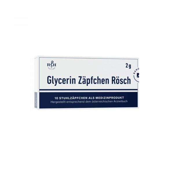 GLYCERIN ZÄPFCHEN Rösch 2 g gegen Verstopfung