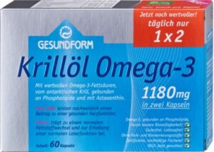 GESUNDFORM Krillöl 1180 mg Antarktis Kapseln