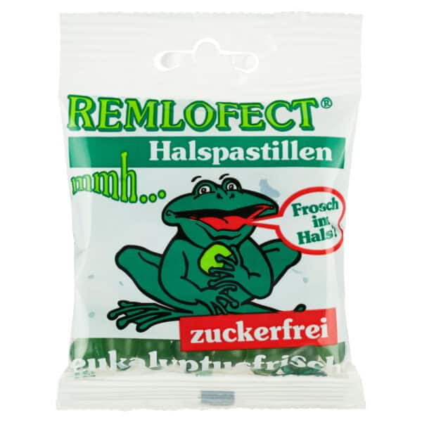 REMLOFECT Halspastillen zuckerfrei eukalyptusfrisch