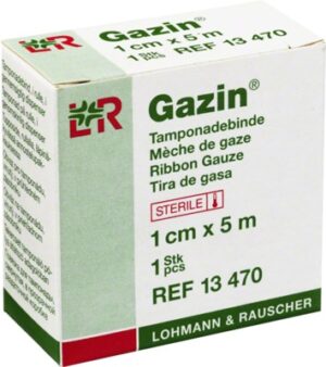 Gazin Tamponadebinde steril 1cmx5m