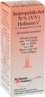 ISOPROPYLALKOHOL 70% V/V Hofmann's