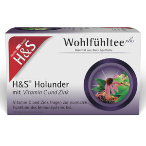 H&S Wohlfühltee Holunder mit Vitamin C & Zink