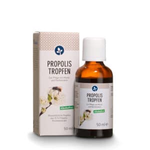 PROPOLIS TROPFEN zur Pflege von Mund- und Rachenraum ALKOHOLFREI