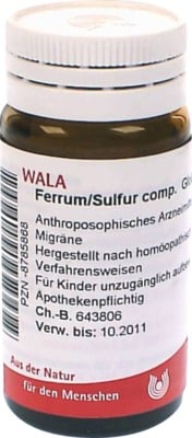 WALA Ferrum/Sulfur comp. Globuli