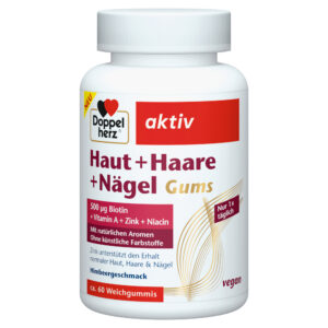 Doppelherz aktiv Haut + Haare + Nägel Gums Himbeergeschmack