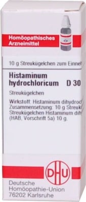 HISTAMINUM hydrochloricum D 30 Globuli