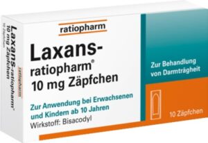 Laxans-ratiopharm 10mg Zäpfchen