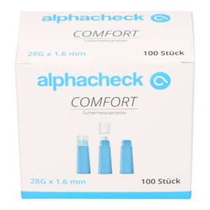 ALPHACHECK comfort Sicherheitslanzetten 28 G 1